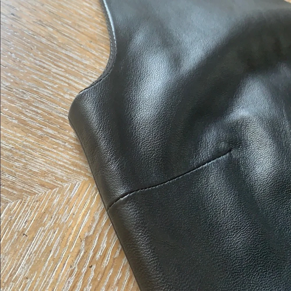 MAISON MARTIN MARGIELA Black Strap Leather Tank Top 4 - Picture 7 of 15